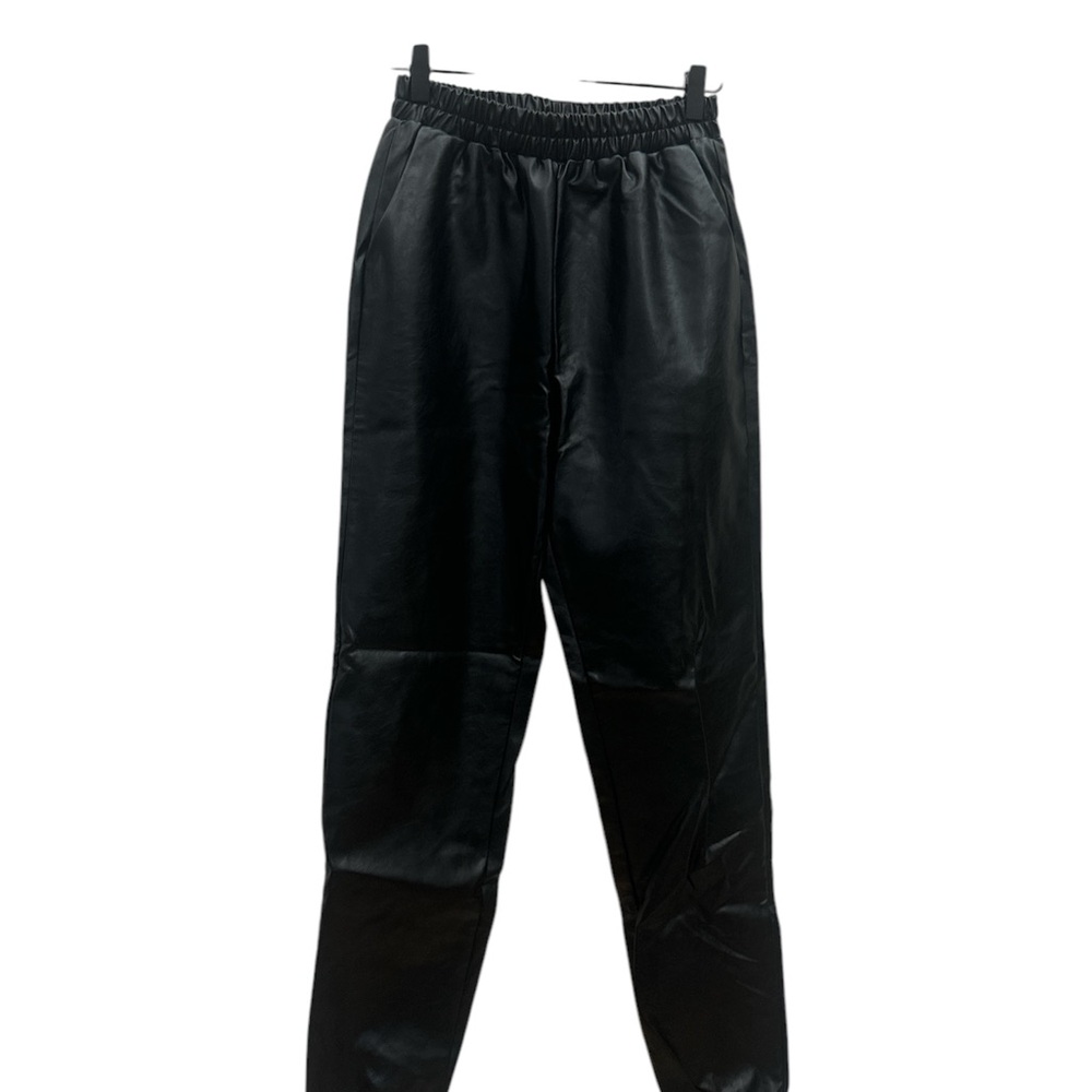 Nasty Gal Faux Leather Joggers